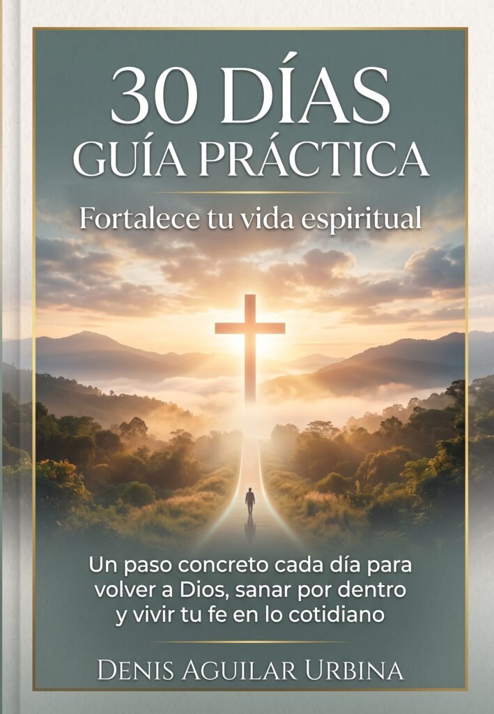 Portada: 30 días, Guía práctica. Fortalece tu vida espiritual. Denis Aguilar Urbina